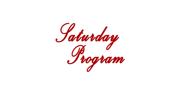 Weekly Saturday Program: June 1, 2019